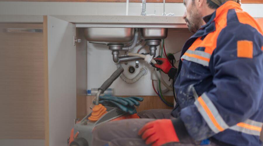 Professional slab leak plumber services in New Glarus, WI